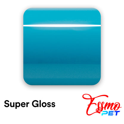 PET Super Gloss Miami Blue Vinyl Wrap