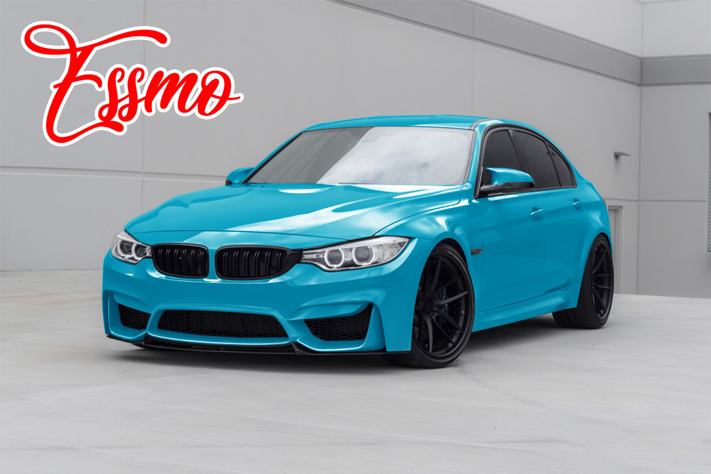 PET Super Gloss Miami Blue Vinyl Wrap