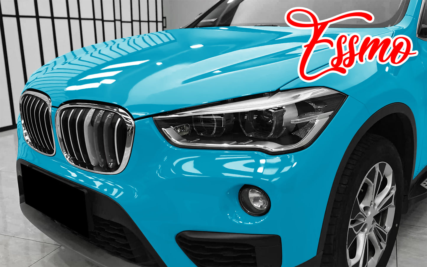 PET Super Gloss Miami Blue Vinyl Wrap