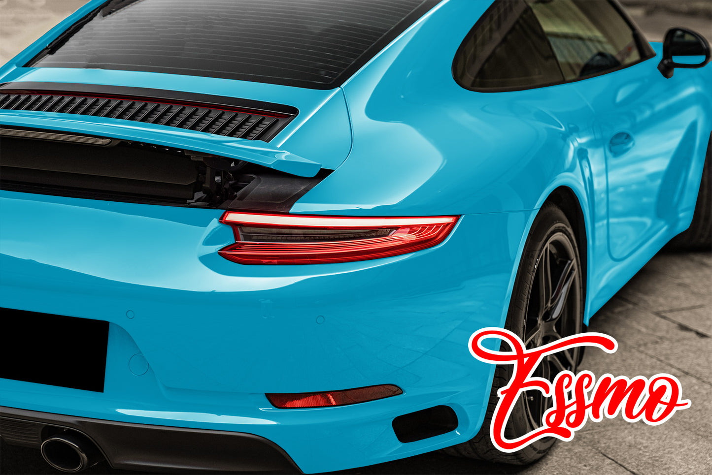 PET Super Gloss Miami Blue Vinyl Wrap