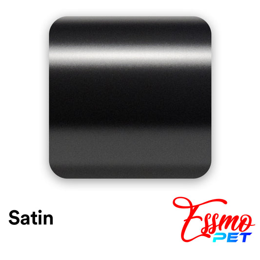 PET Satin Black Vinyl Wrap