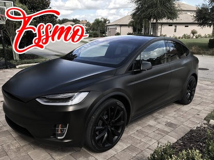 PET Satin Black Vinyl Wrap