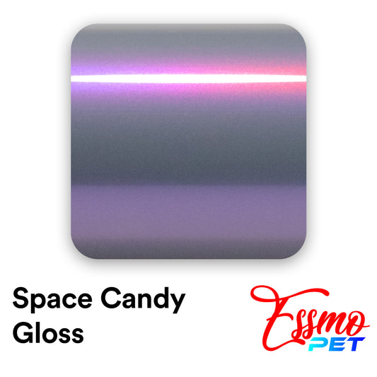 PET Space Candy Gloss Gray Purple Vinyl Wrap