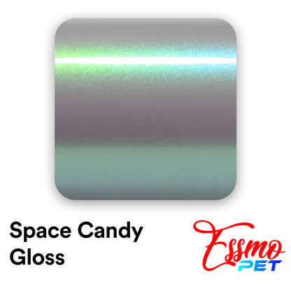 PET Space Candy Gloss Gray Green Vinyl Wrap