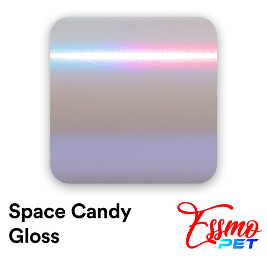 PET Space Candy Gloss Silver Lavender Vinyl Wrap