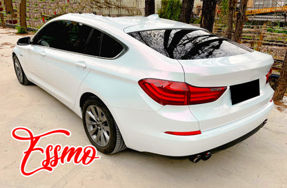 PET Galaxy Dust Gloss White Red Vinyl Wrap