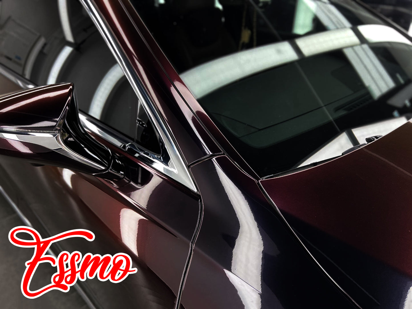 PET Galaxy Dust Gloss Black Cherry Vinyl Wrap