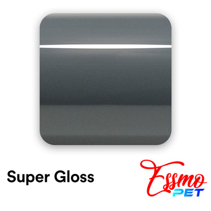 PET Super Gloss Stone Gray Vinyl Wrap