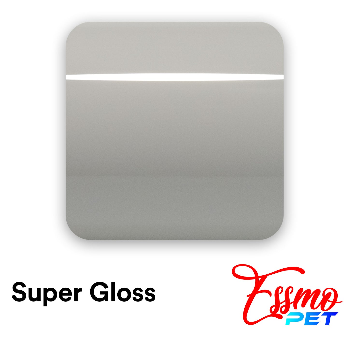 PET Super Gloss Storm Gray Vinyl Wrap