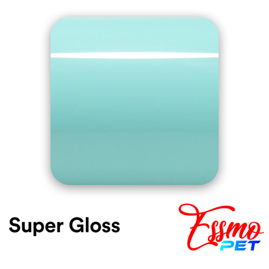 PET Super Gloss Teal Vinyl Wrap