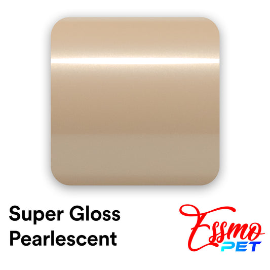 PET Super Gloss Pearlescent Almond Gold Vinyl Wrap