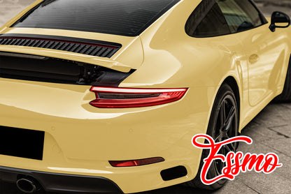 PET Super Gloss Cloudy Yellow Vinyl Wrap