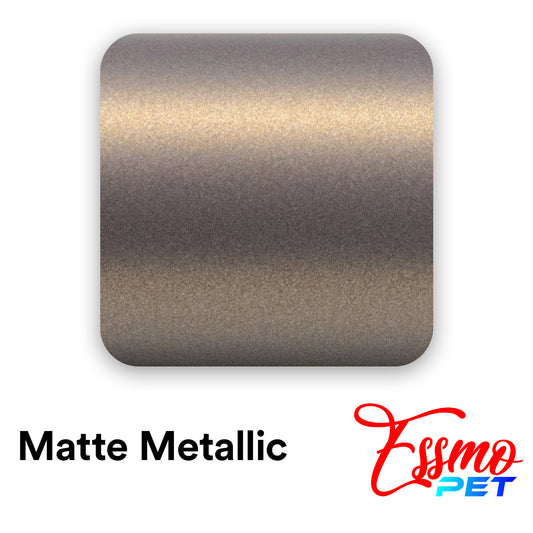 PET Matte Metallic Solar Bronze Vinyl Wrap