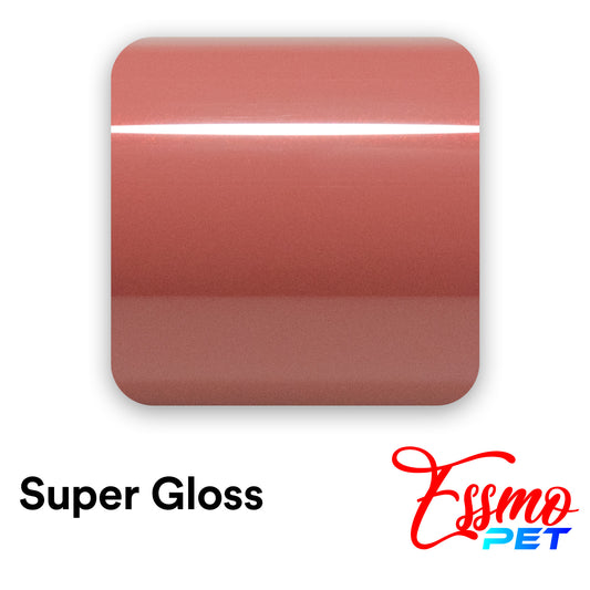 PET Super Gloss Morganite Red Vinyl Wrap