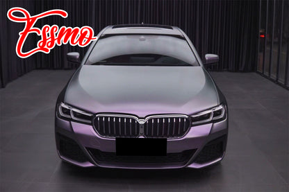 PET Pearl Metallic Carpi Gray Purple Vinyl Wrap