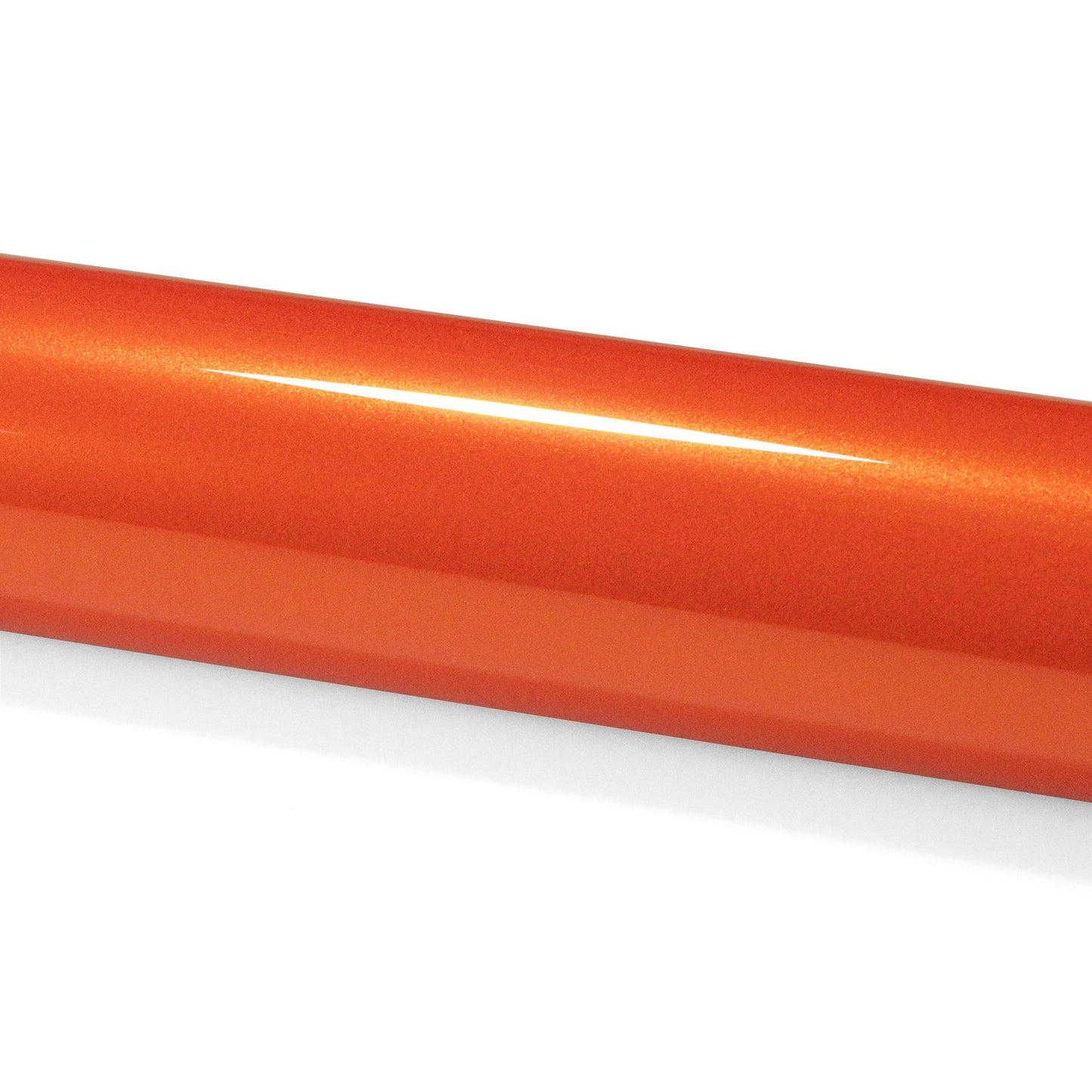 PET Super Gloss Metallic Molten Orange Vinyl Wrap