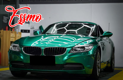 PET Super Gloss Metallic Emerald Green Vinyl Wrap