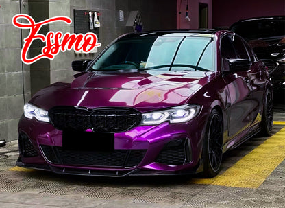 PET Super Gloss Metallic Magenta Purple Vinyl Wrap