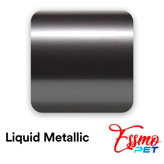 PET Liquid Metallic Dark Agate Gray Vinyl Wrap