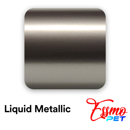 PET Liquid Metallic Chrome Silver Vinyl Wrap