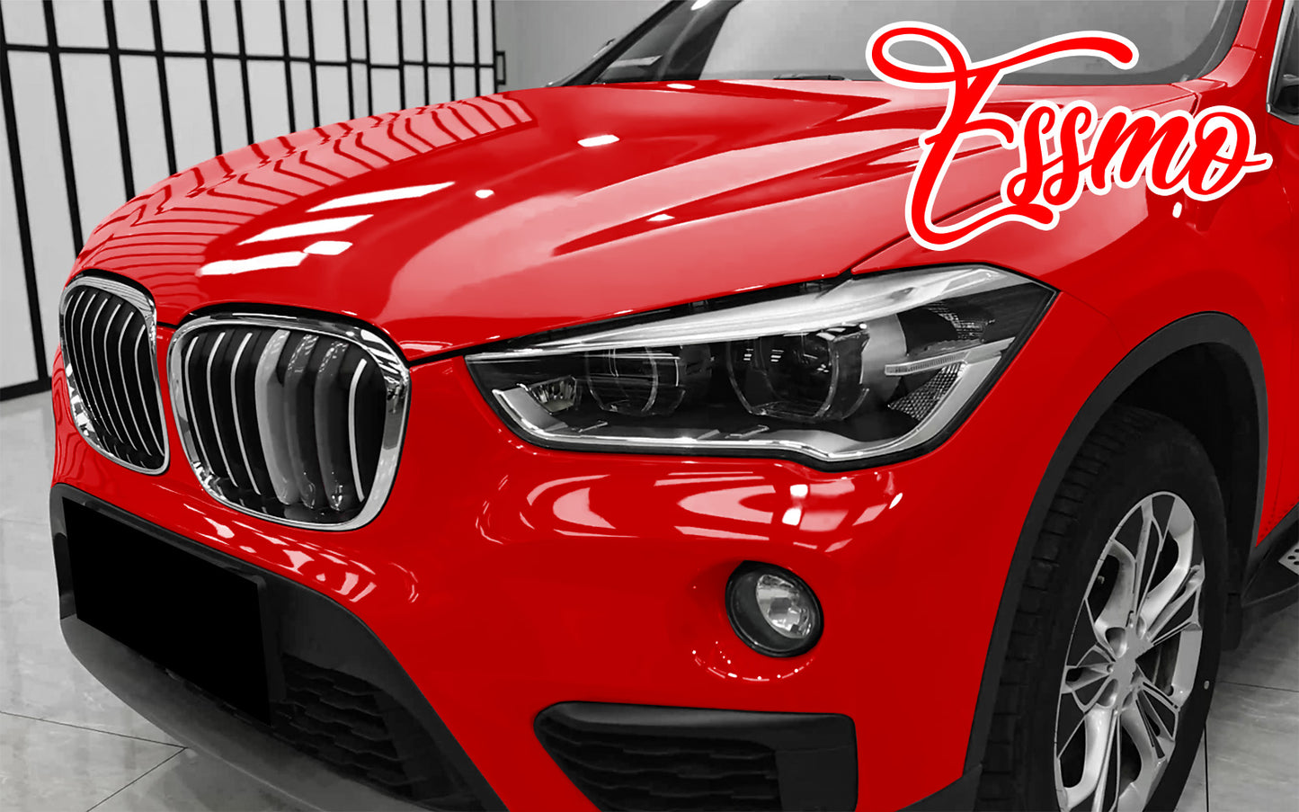 PET Super Gloss Cherry Red Vinyl Wrap