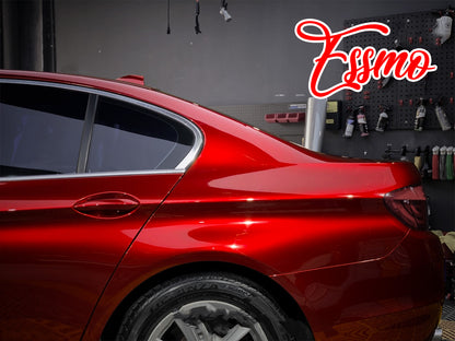 PET Super Gloss Metallic Gem Red Vinyl Wrap