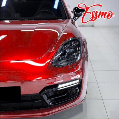 PET Super Gloss Metallic Soul Red Vinyl Wrap