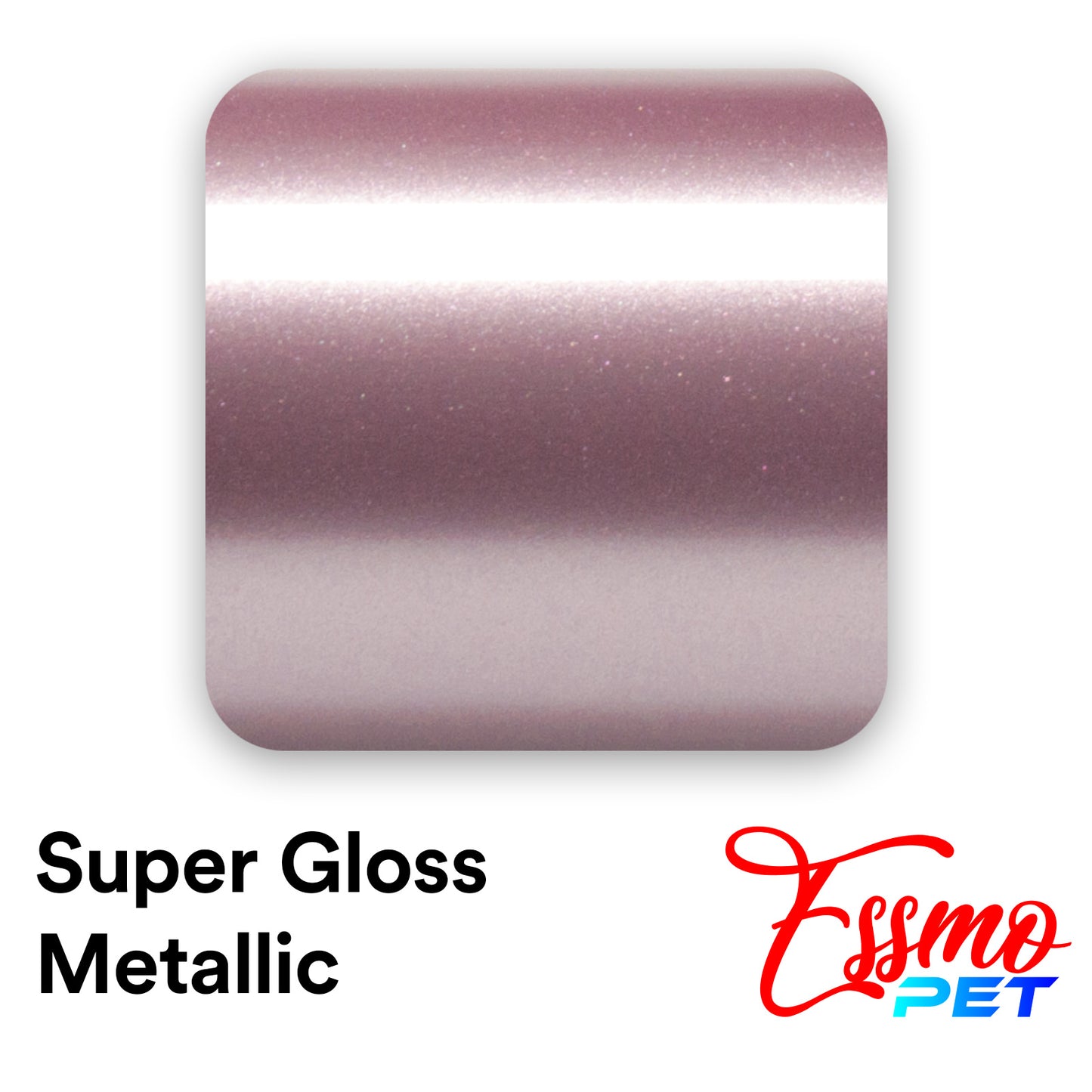 PET Super Gloss Metallic Passion Pink Vinyl Wrap – Essmovinyl