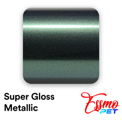 PET Super Gloss Metallic Gotland Green Vinyl Wrap