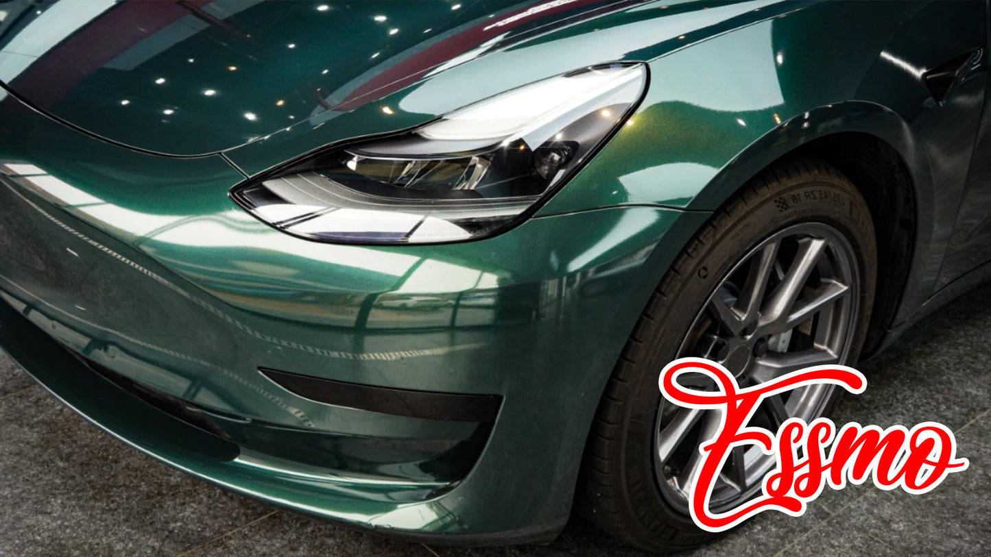 PET Super Gloss Metallic Gotland Green Vinyl Wrap