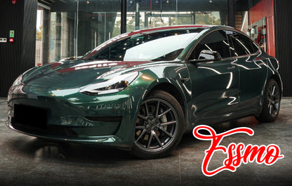 PET Super Gloss Metallic Gotland Green Vinyl Wrap