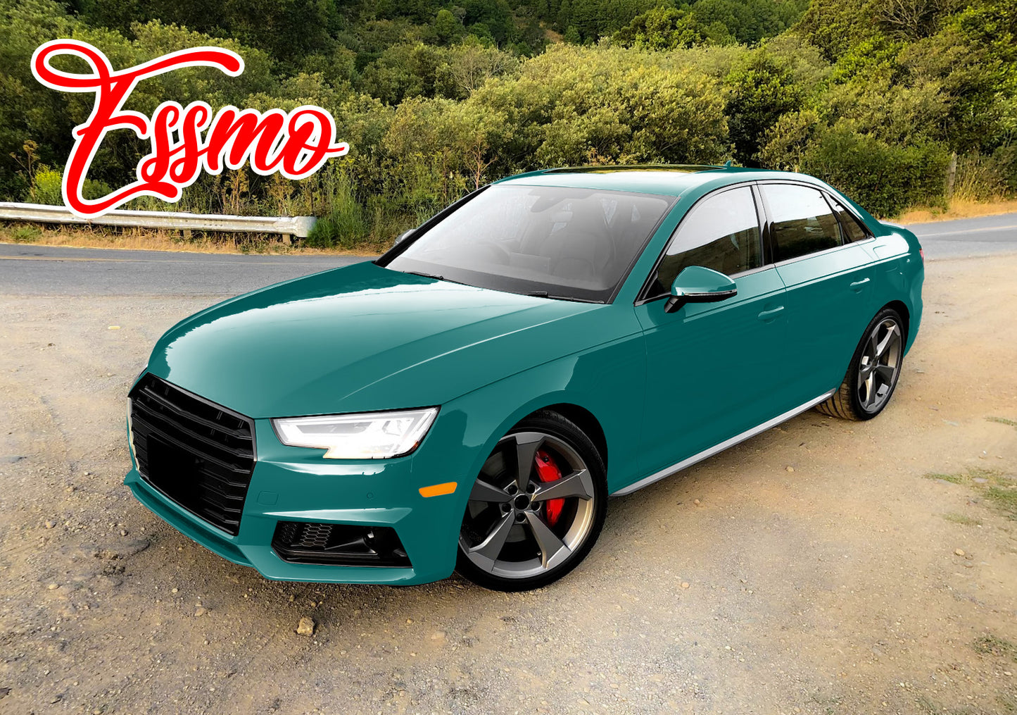 PET Super Gloss Storm Green Vinyl Wrap