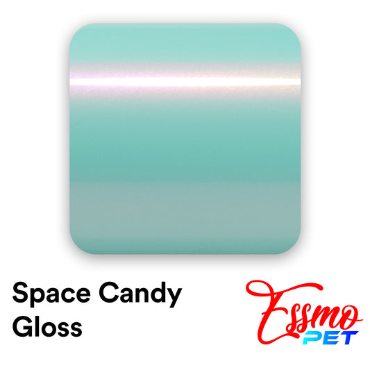 PET Space Candy Gloss Aqua Purple Vinyl Wrap