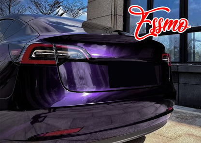 PET Super Gloss Metallic Midnight Purple Vinyl Wrap