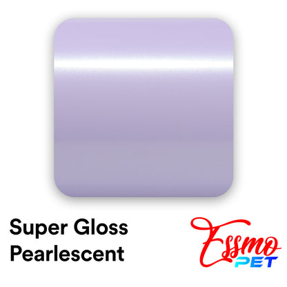 PET Super Gloss Pearlescent Lavender Purple Vinyl Wrap