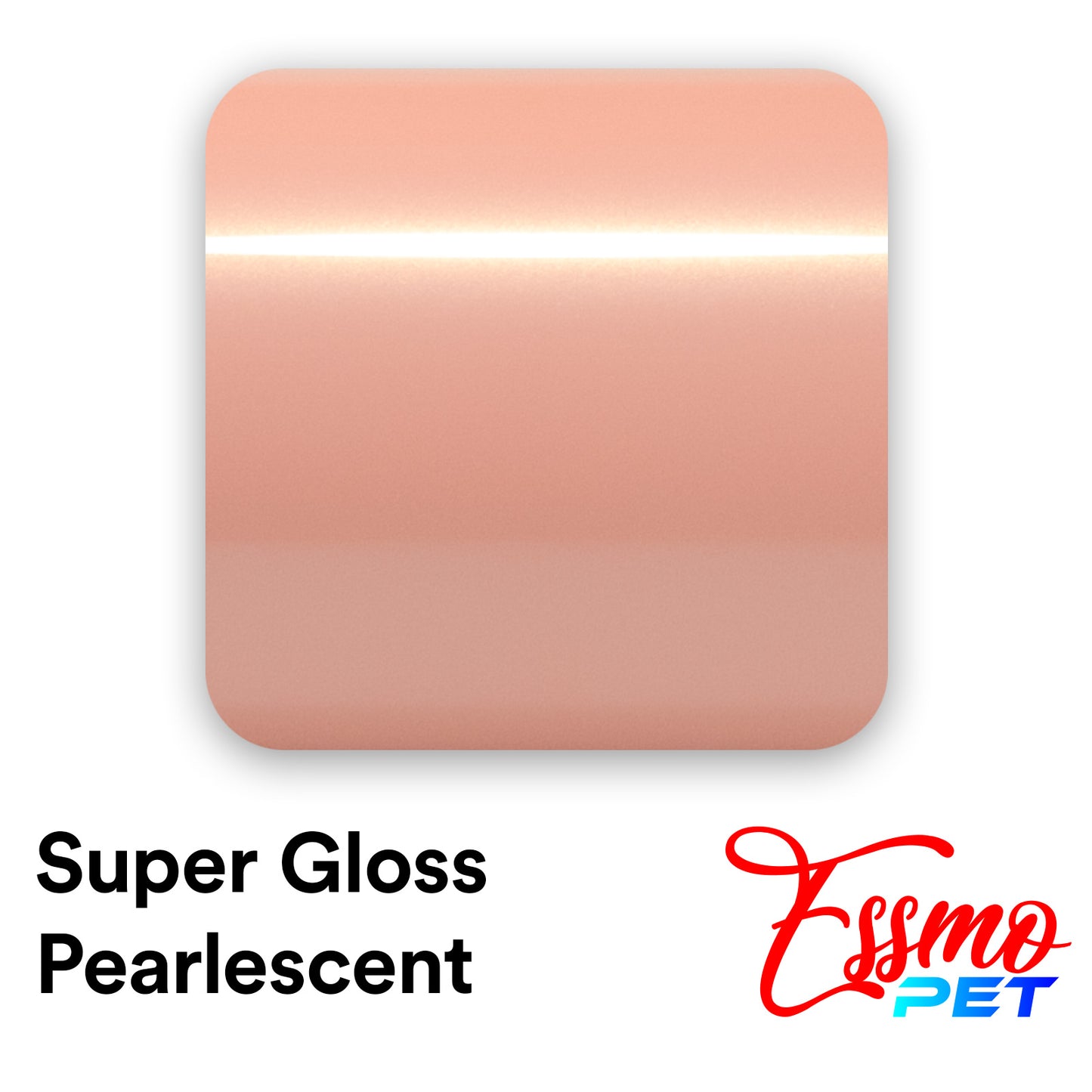 PET Super Gloss Pearlescent Sakura Pink Vinyl Wrap