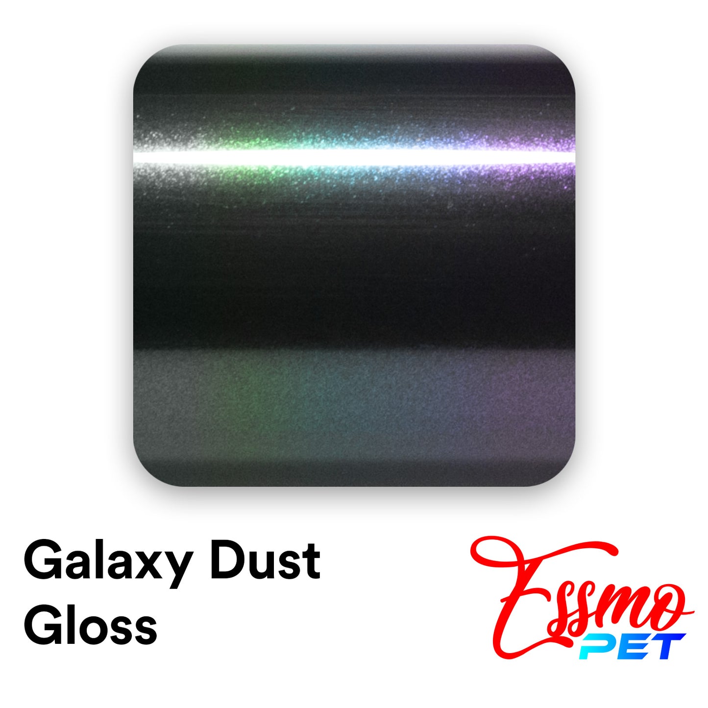 PET Galaxy Dust Gloss Aurora Green Vinyl Wrap – Essmovinyl