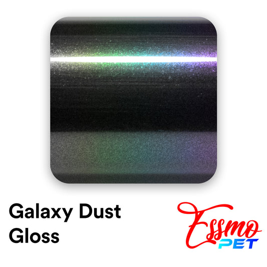 PET Galaxy Dust Gloss Aurora Green Vinyl Wrap