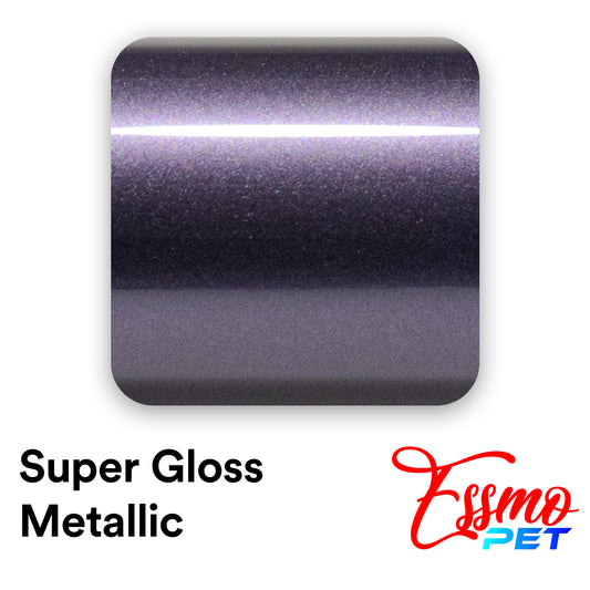 PET Super Gloss Metallic Ube Purple Vinyl Wrap