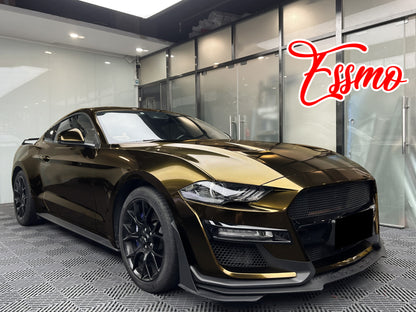 PET Super Gloss Metallic Midnight Gold Vinyl Wrap