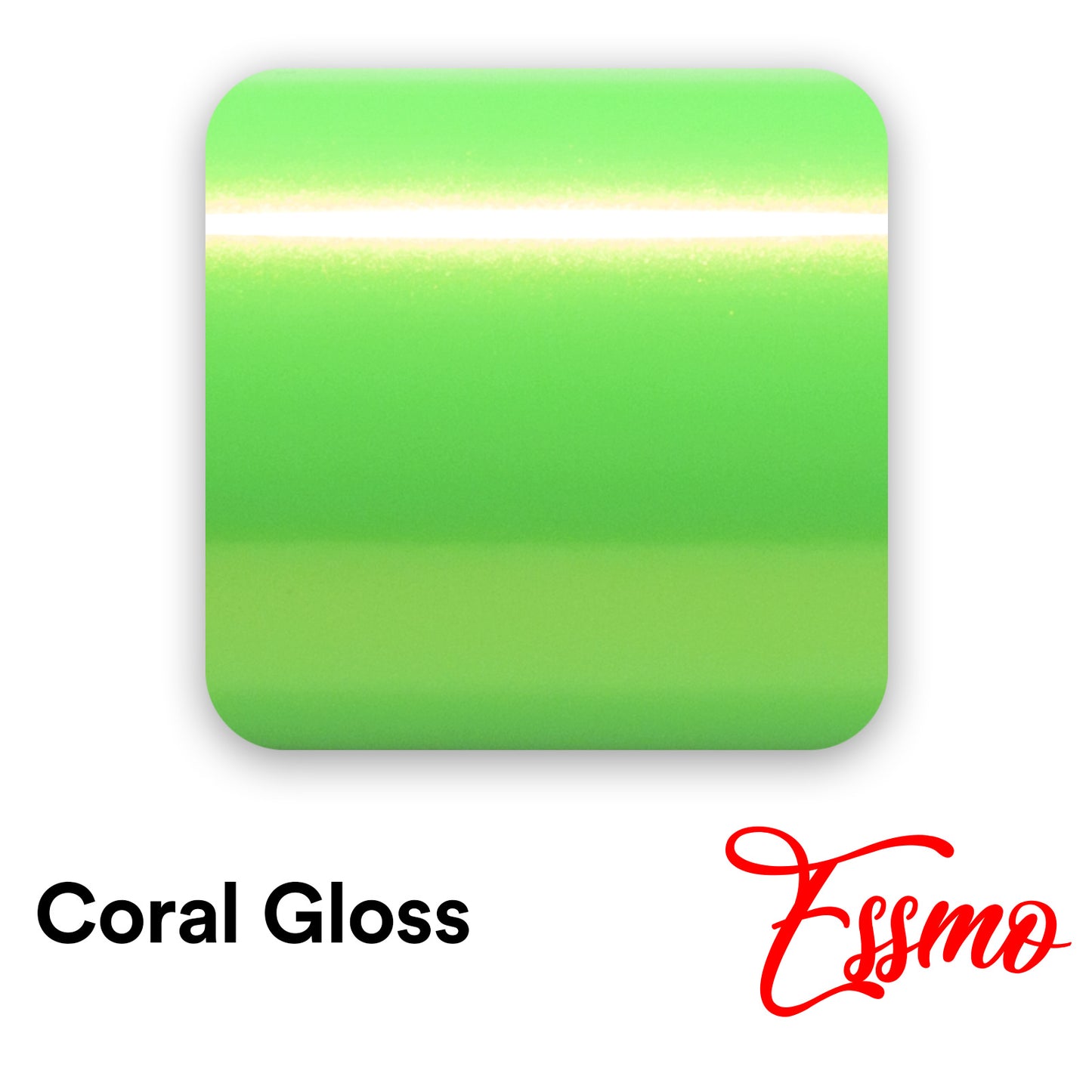 Coral Gloss Gold Green Vinyl Wrap