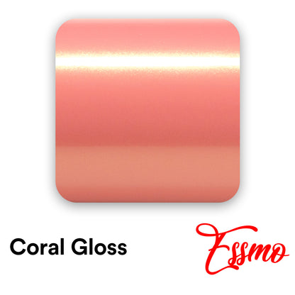 Coral Gloss Coral Orange Vinyl Wrap