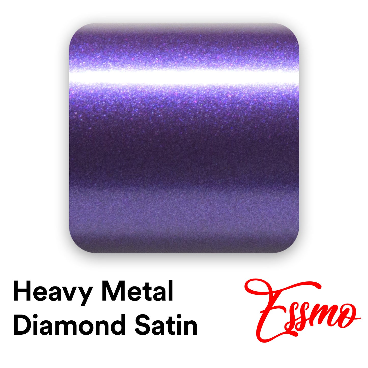 Heavy Metal Diamond Satin Ghost Purple Vinyl Wrap