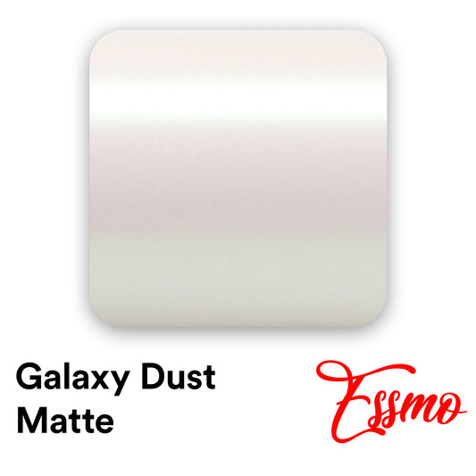 Galaxy Dust Matte Aurora White Vinyl Wrap