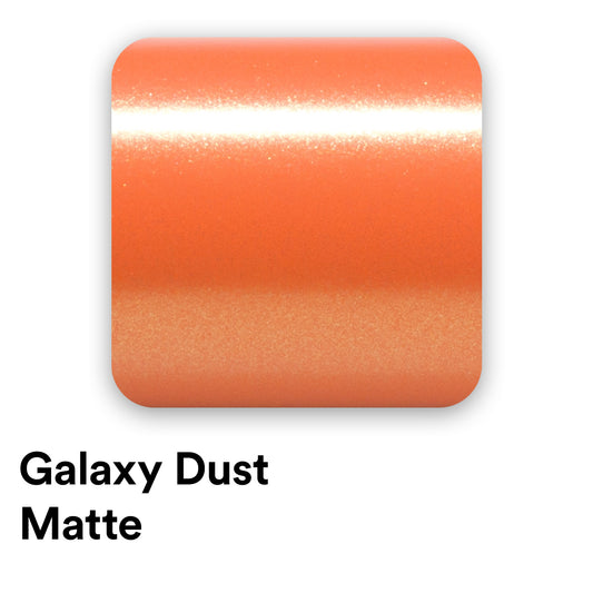 Galaxy Dust Matte Orange Gold Vinyl Wrap