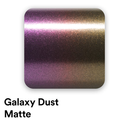 Galaxy Dust Matte Night Brown Red Vinyl Wrap