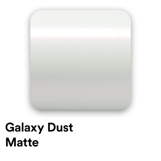 Galaxy Dust Matte White Red Vinyl Wrap