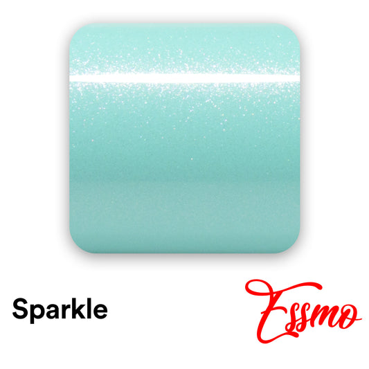 Sparkle Teal Gloss Glitter Vinyl Wrap