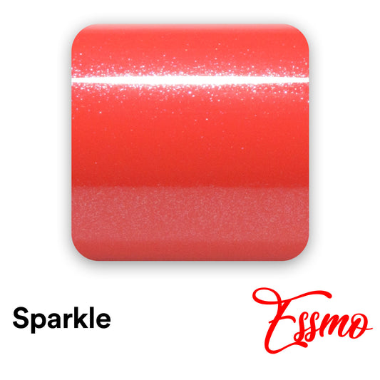 Sparkle Red Gloss Glitter Vinyl Wrap