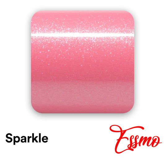 Sparkle Pink Gloss Glitter Vinyl Wrap